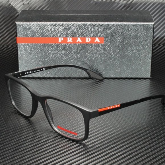 Prada Men's Matte Black Eyeglasses!